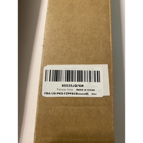 Perfect Pampas Grass 8 Faux Stems 17 " White/ Beige/Taupe Mixed Home Decor NIB - Picture 7 of 7